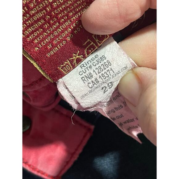 Cookie Johnson Grace Bootcut Jeans CJ089 Women's Size 29 Blue Denim Made in USA - Picture 12 of 13